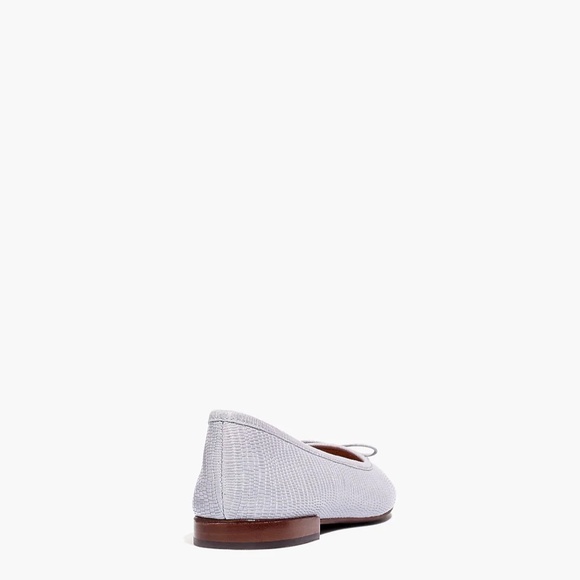 Madewell | The Adelle Ballet Flat in Lizard Embossed Leather - Picture 6 of 8